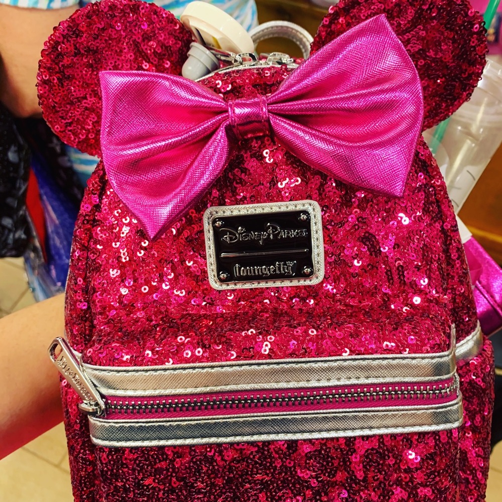 Minnie Mouse Imagination  pink loungefly backpack